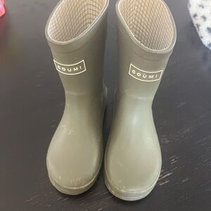 Coumi Kids Olive Rain Boots